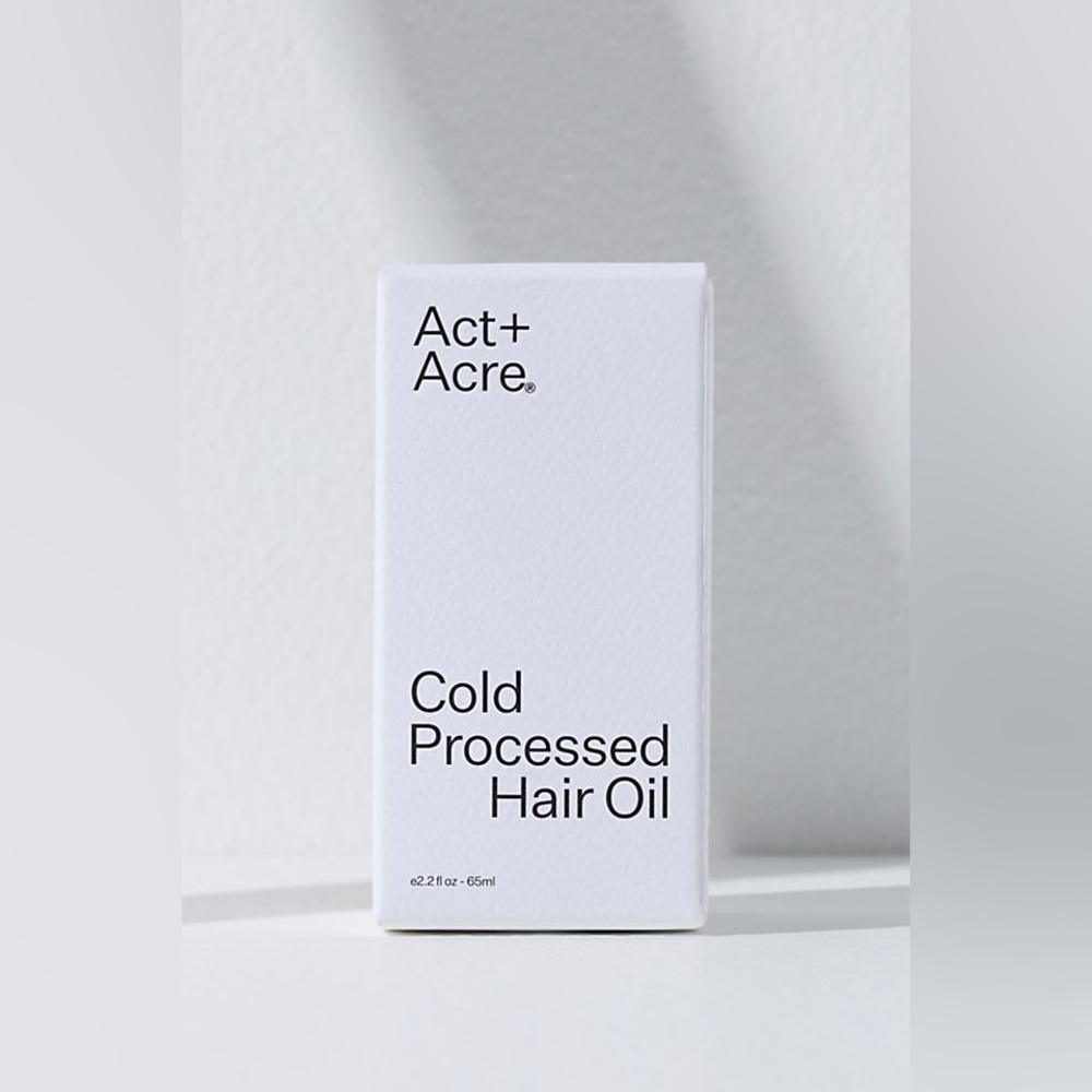 Act + Acre Cold Processed Hair Oil new with box - Picture 3 of 4